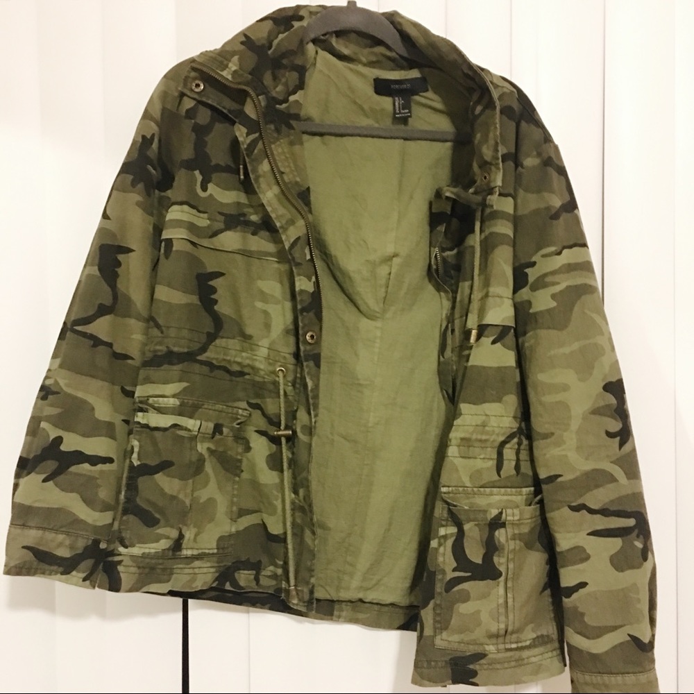 {Forever 21} Camo Jacket